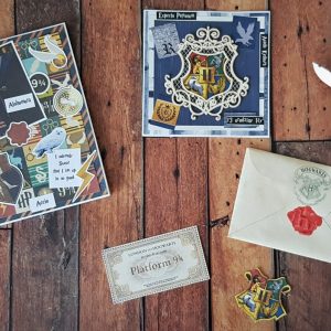 Kartka Harry Potter i list z Hogwartu