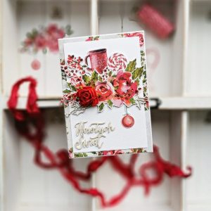Kartki świąteczne z różami
