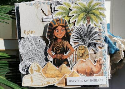 Album harmonijkowy na zdjęcia z Egiptu